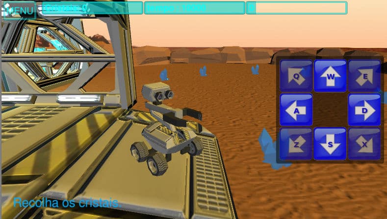 Cristal Bot planeta Marte
