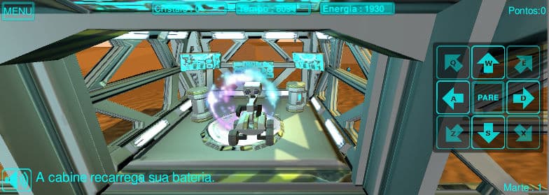 Cristal Bot planeta Marte